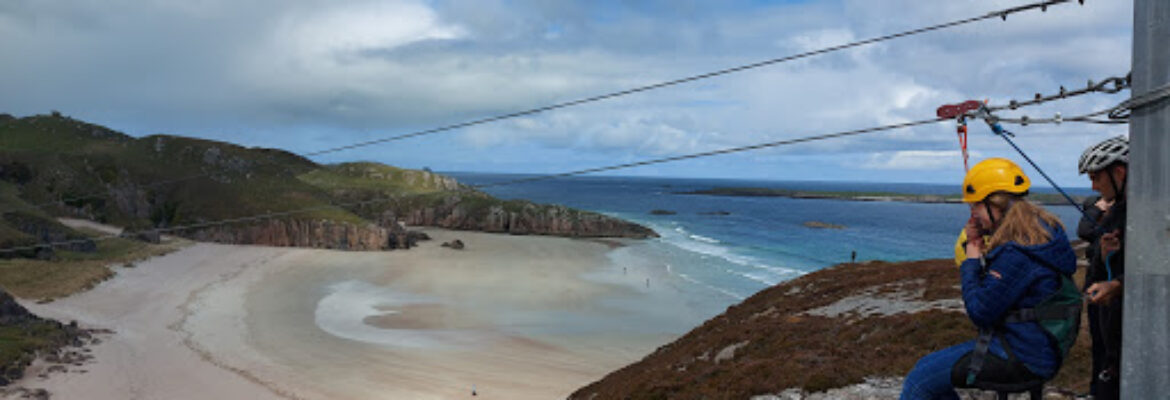 Golden Eagle Zip Line in Durness