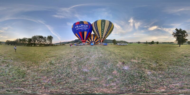 FRANCE MONTGOLFIERES – Provence – Forcalquier – vol en montgolfière