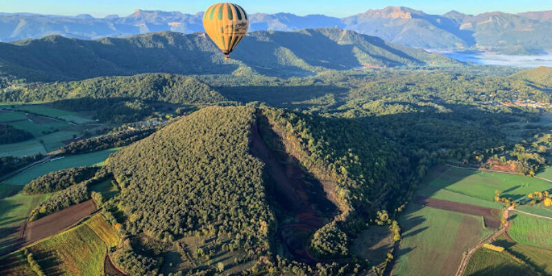 Vol de Coloms – Volar en globo en la Garrotxa